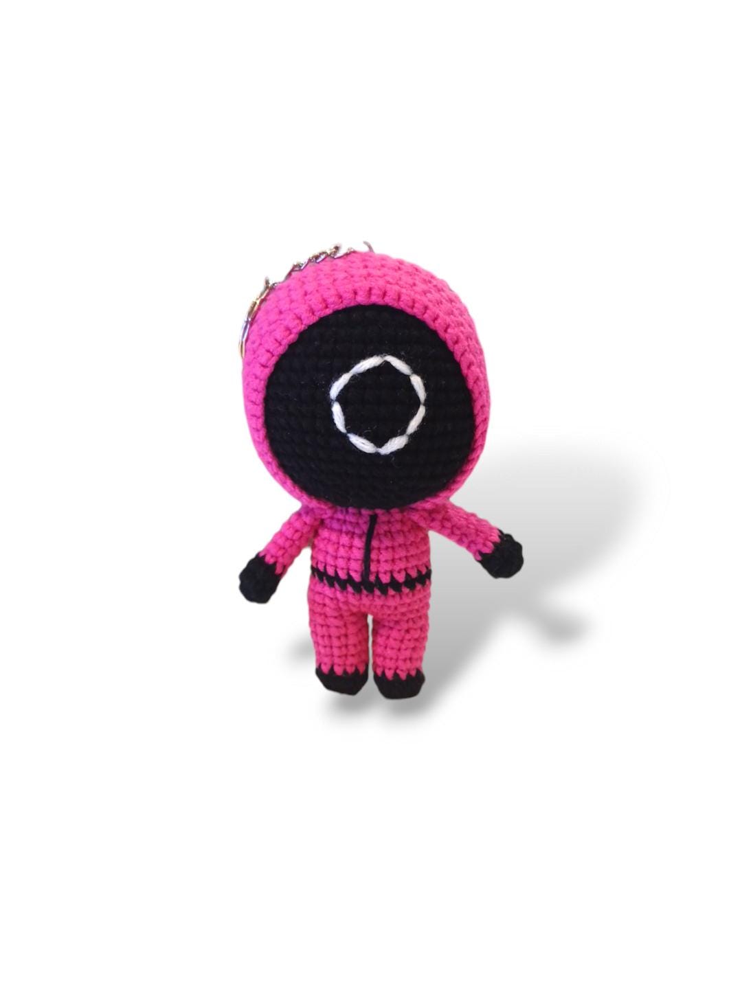 Crochet Squid Game Keychain: Kawaii Fan Collectible