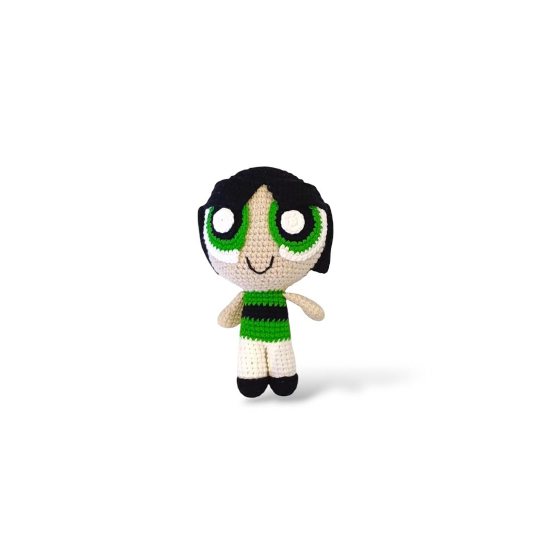 Inspired Power Puff Crochet Dolls- Birthday Gift Fan Collectibles Toys - Colorful Superhero Plush