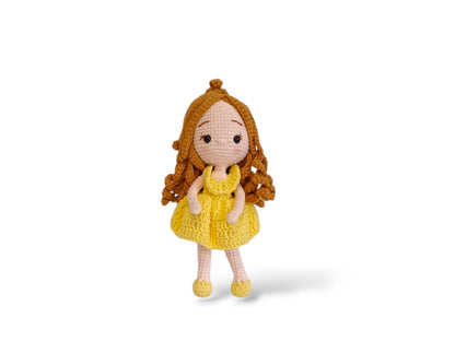 Crochet Princess Doll: Handmade Amigurumi Plush, Nursery Decor