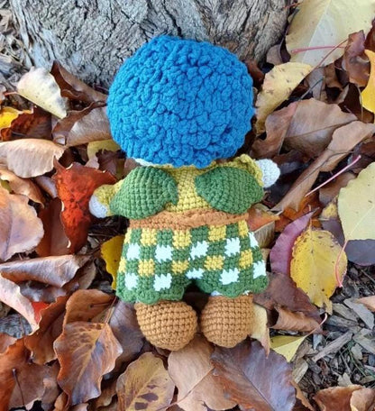 Crochet Woodland Plush Doll: Handmade Nursery Decor, Soft Amigurumi