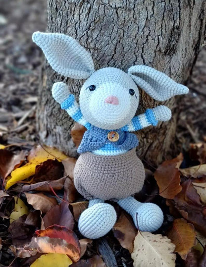 Crochet Woodland Animal Plush Set: Handmade Nursery Decor