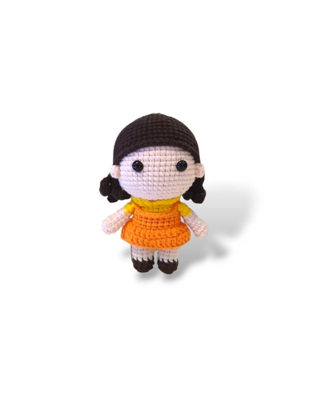 Crochet Squid Game Keychain: Kawaii Fan Collectible