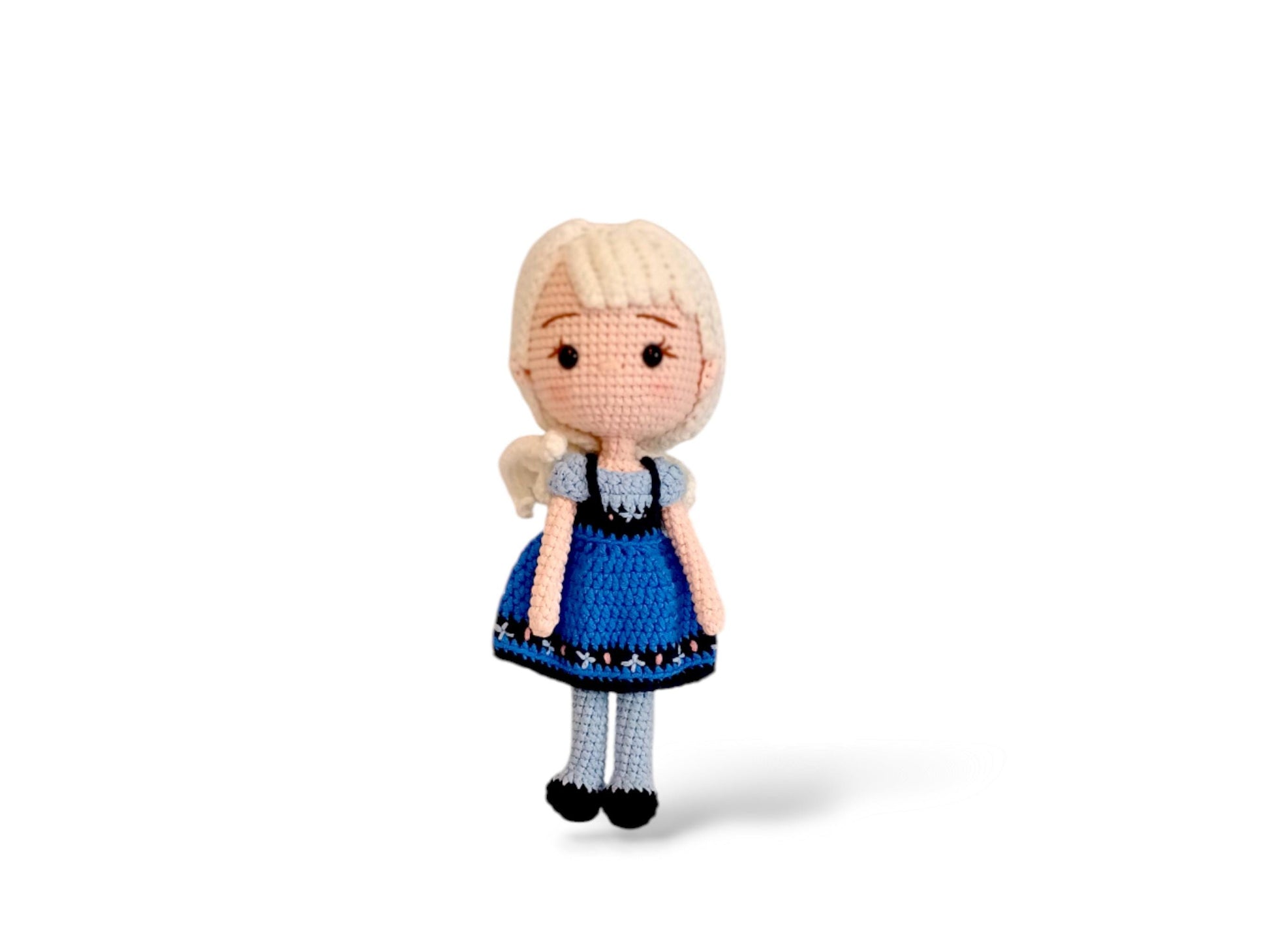 Crochet Princess Doll: Handmade Amigurumi Plush, Nursery Decor