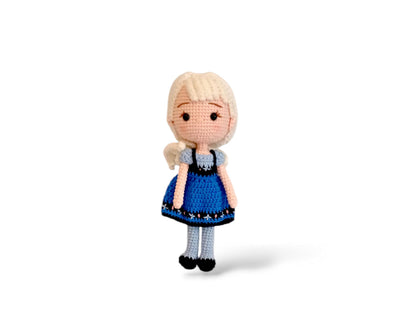 Crochet Princess Doll: Handmade Amigurumi Plush, Nursery Decor