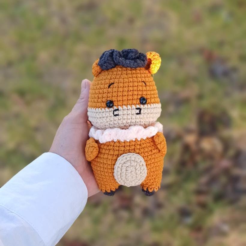 Crochet Animal Plush Nursery Gift Baby Room Decor Handmade Amigurumi Soft Plush Toy