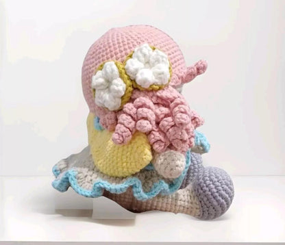 Crochet Woodland Plush Doll: Handmade Nursery Decor, Soft Amigurumi