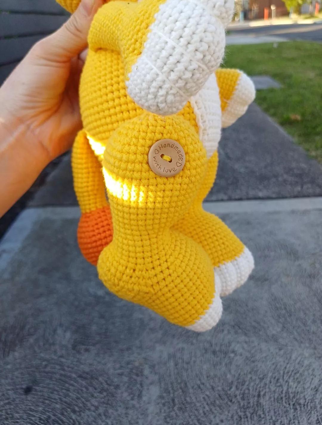 Handmade Simba Inspired Plush: Large Cuddly Lion with Movable Legs