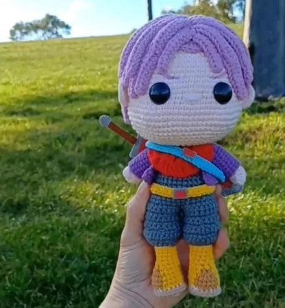Dragon Ball Crochet Doll: Handmade Amigurumi Anime Fan Gift