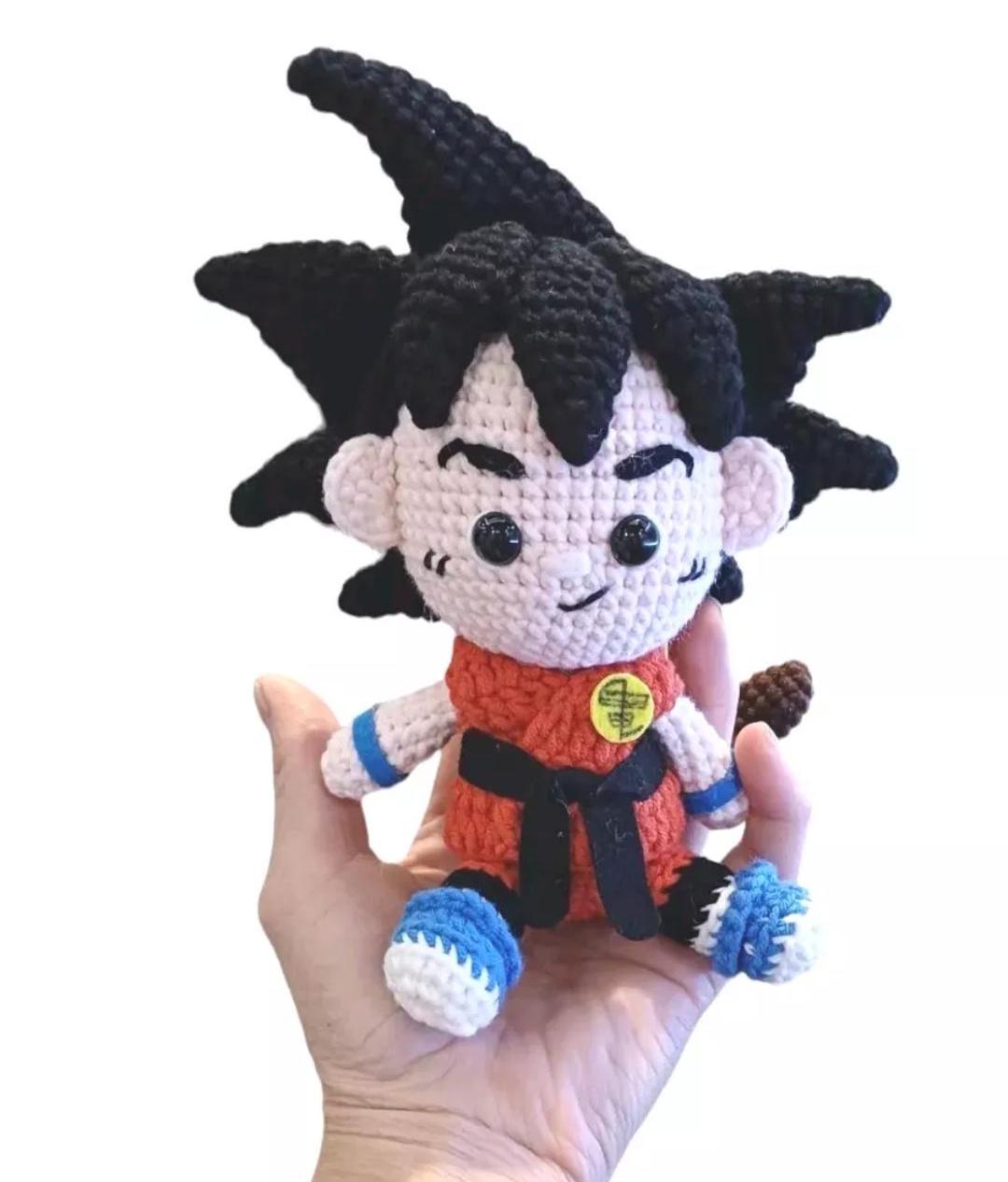 Dragon Ball Crochet Doll: Handmade Amigurumi Anime Fan Gift