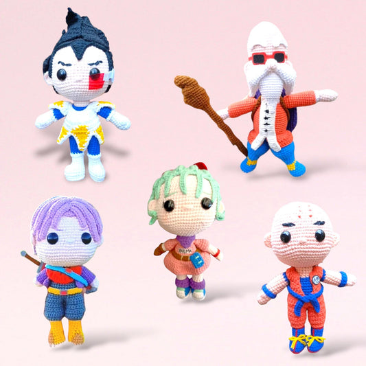 Dragon Ball Crochet Doll: Handmade Amigurumi Anime Fan Gift