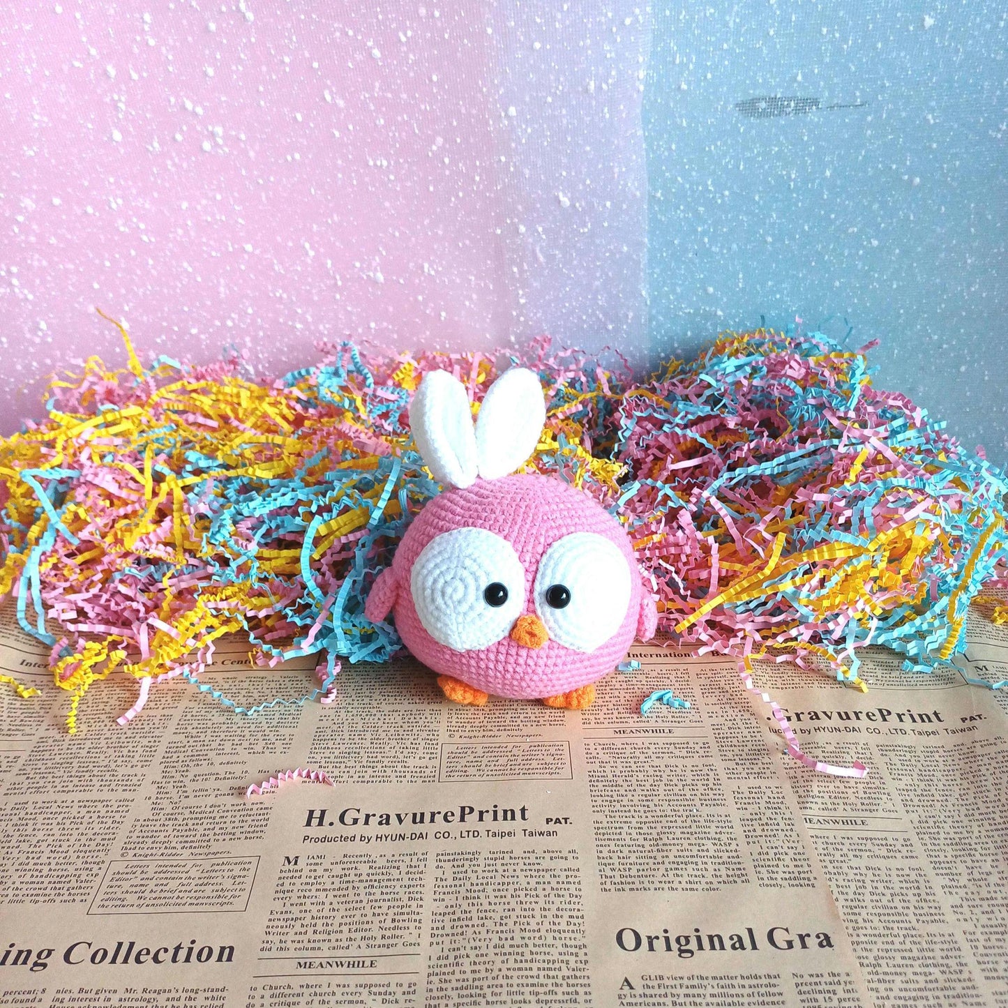 Crochet Chick Plush Toy Handmade Baby Gift Nursery Decor Amigurumi Chick Stuffed Animal Easter Spring Nursery Gift