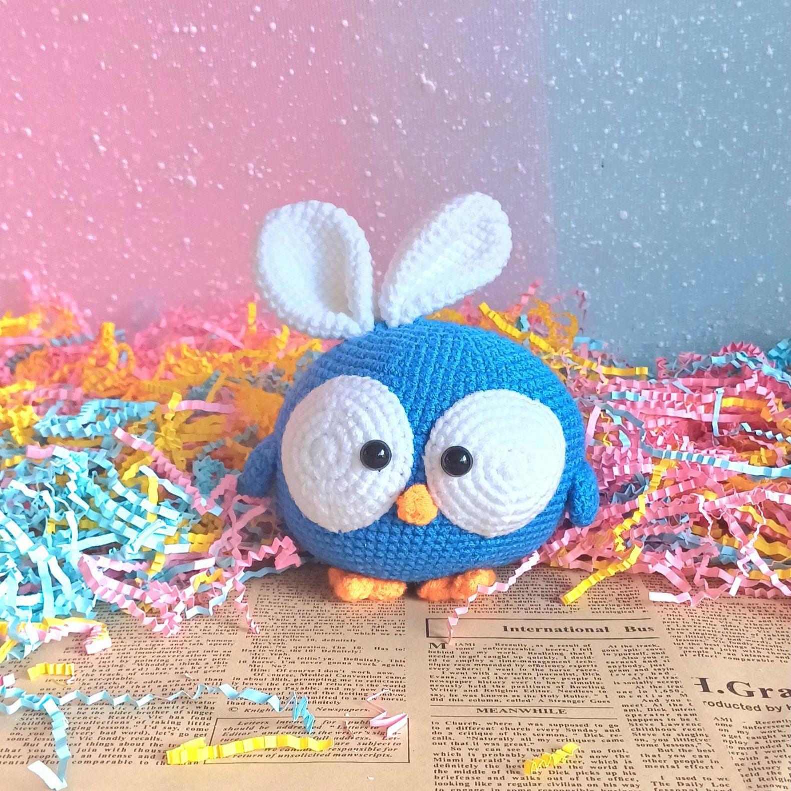 Crochet Chick Plush Toy Handmade Baby Gift Nursery Decor Amigurumi Chick Stuffed Animal Easter Spring Nursery Gift