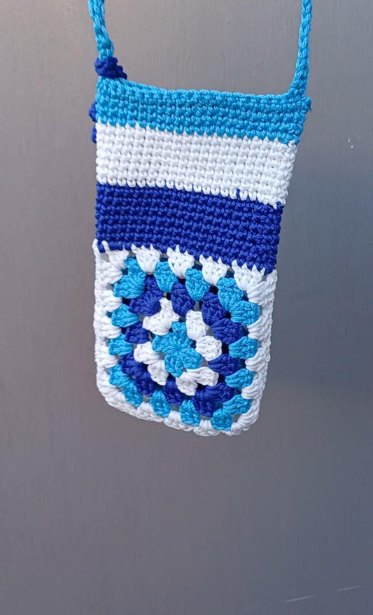 Handmade Crochet Phone Case & Matching iPod Pouch – Customisable Colours