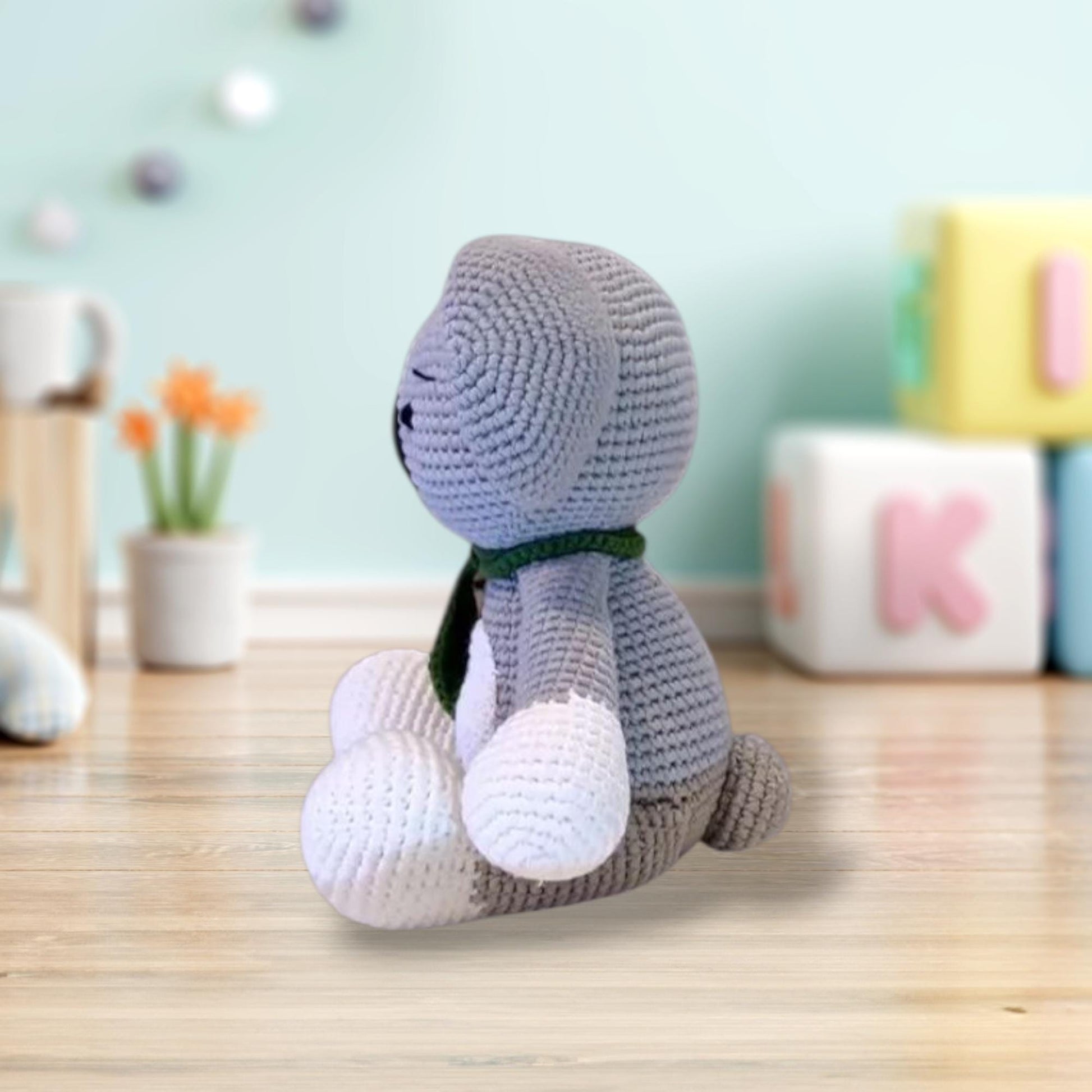 Crochet Koala Plush Toy: Handmade Australian Animal Decor, 22cm