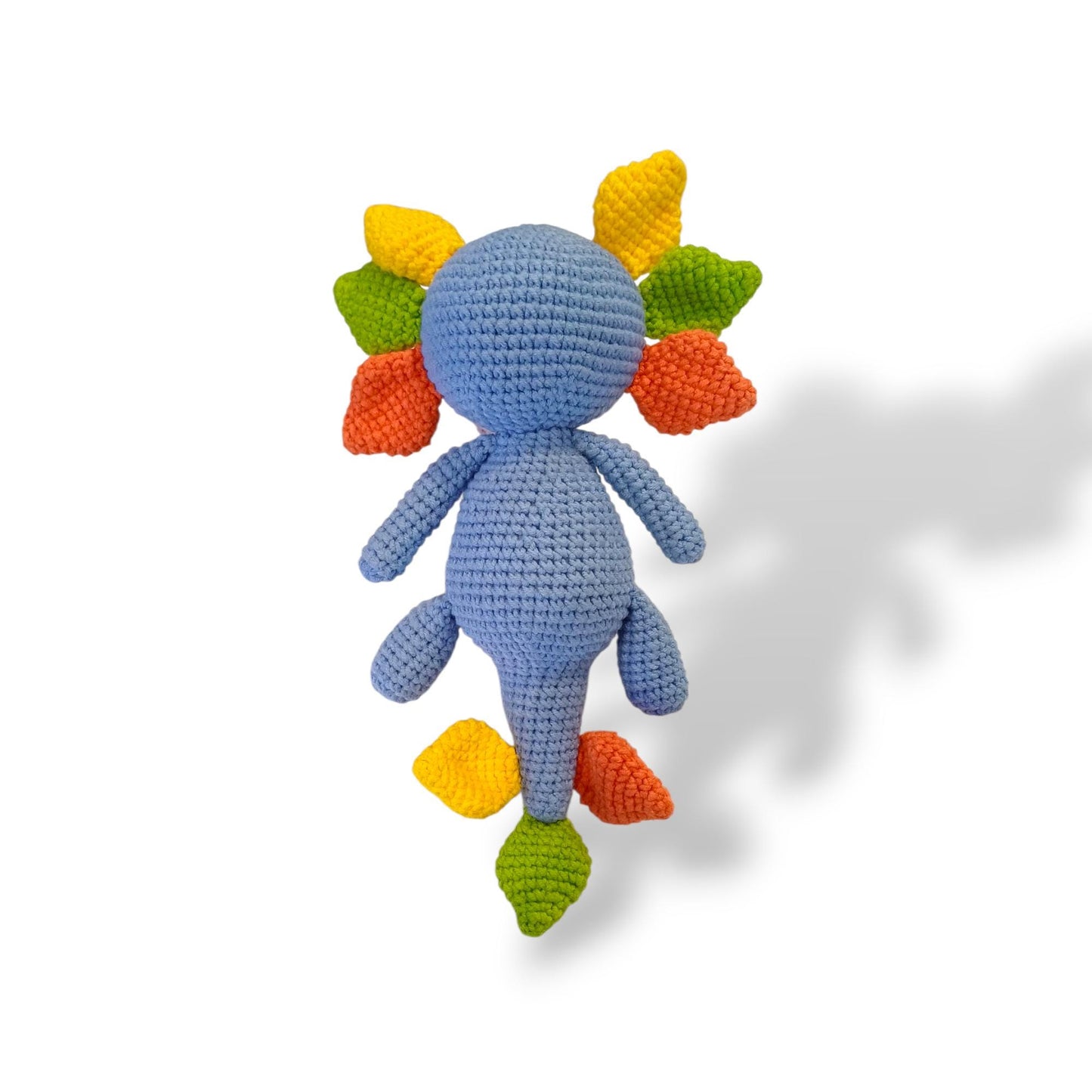 Crochet Axolotl Plush Doll Gift Animal Home Decor Handmade Amigurumi Toy