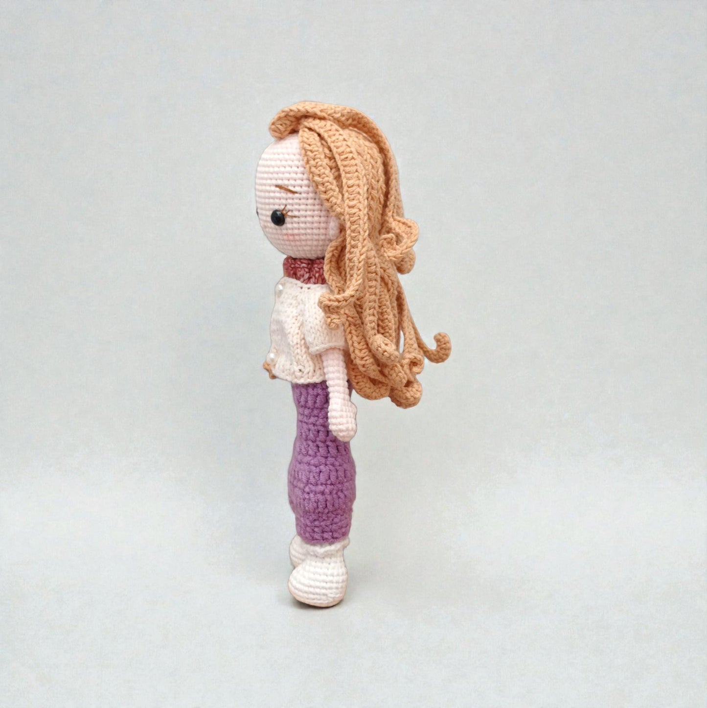 Crochet Amigurumi Doll Set Nursery Gift Baby Room Decor Handmade Soft Plush Dolls Collection