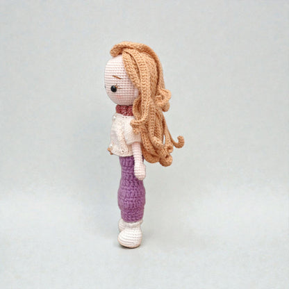 Crochet Amigurumi Doll Set Nursery Gift Baby Room Decor Handmade Soft Plush Dolls Collection
