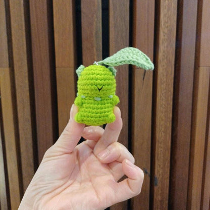 Handmade Capybara Crochet Keychain – Mini Amigurumi Capybara Charm – Cute Animal Bag Charm – Handmade Gift Idea