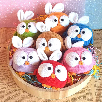 Crochet Chick Plush Toy Handmade Baby Gift Nursery Decor Amigurumi Chick Stuffed Animal Easter Spring Nursery Gift